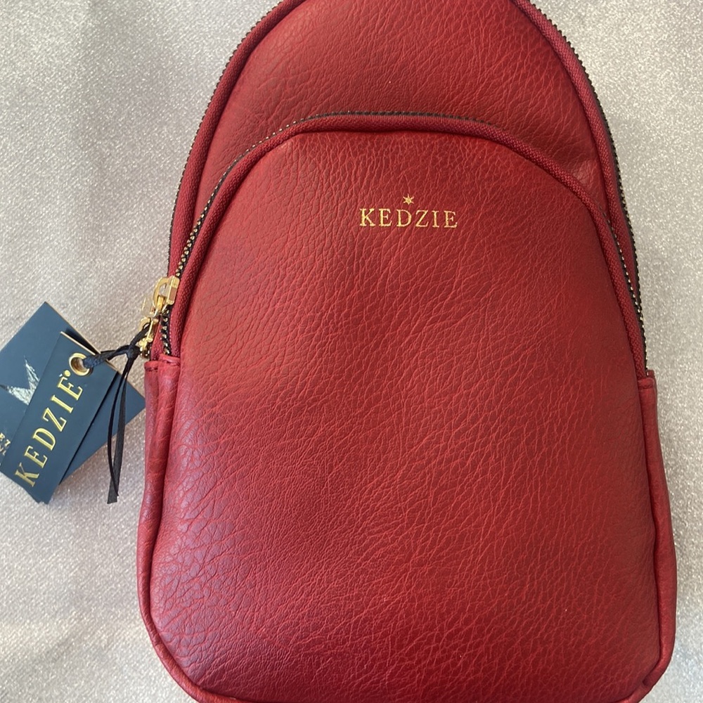 KEDZIE RED PURSE MINI BACKPACK